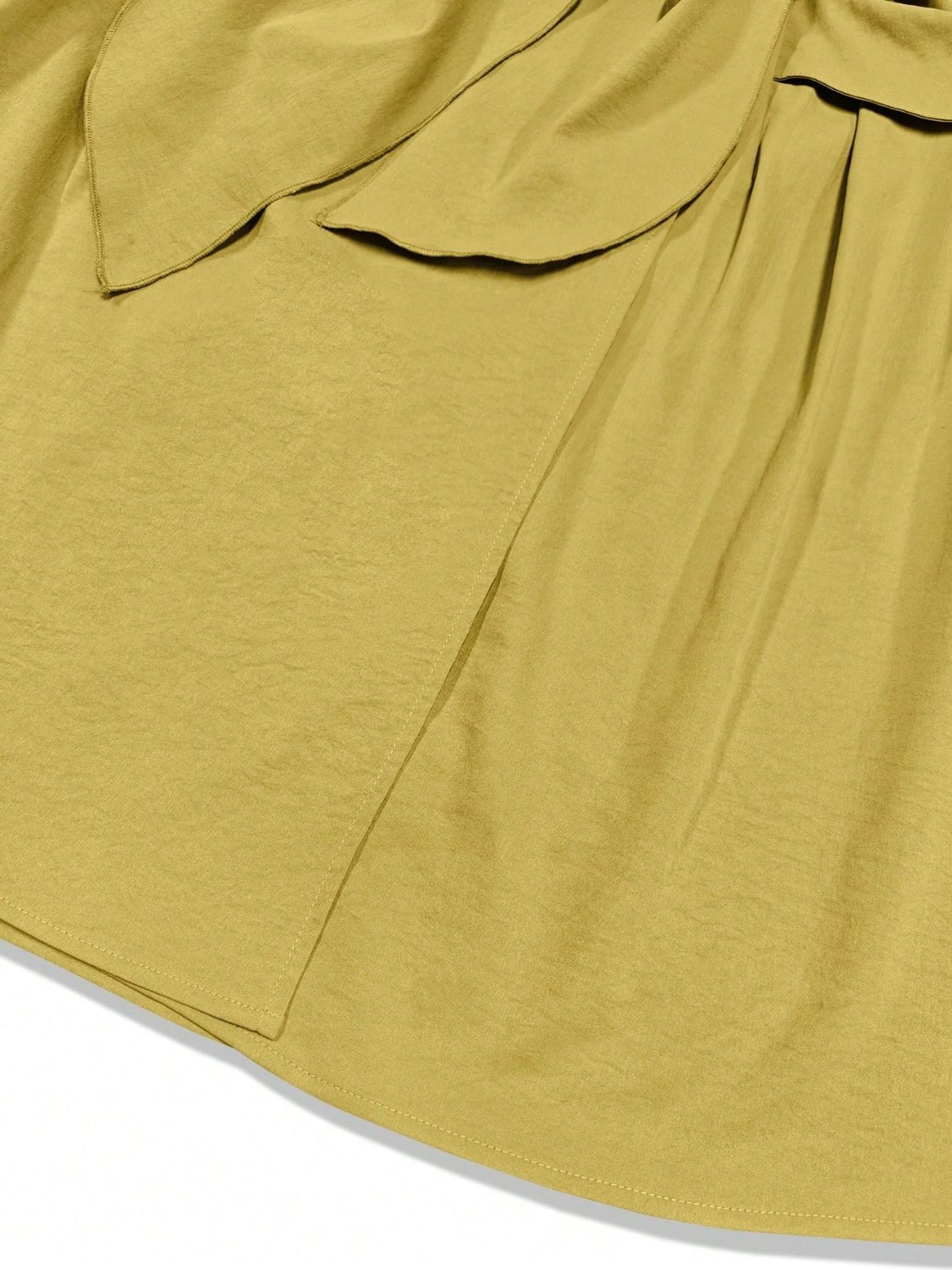 Side view of product highlighting flattering shape and movement