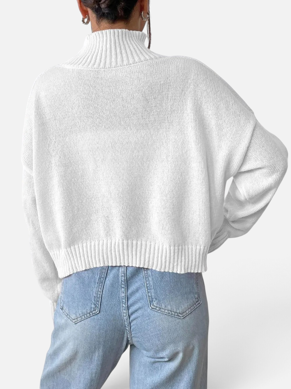 Back view of product with easy, flowy drape