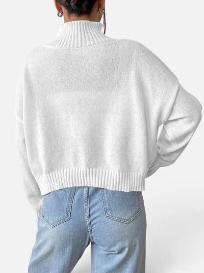 Back view of product with easy, flowy drape