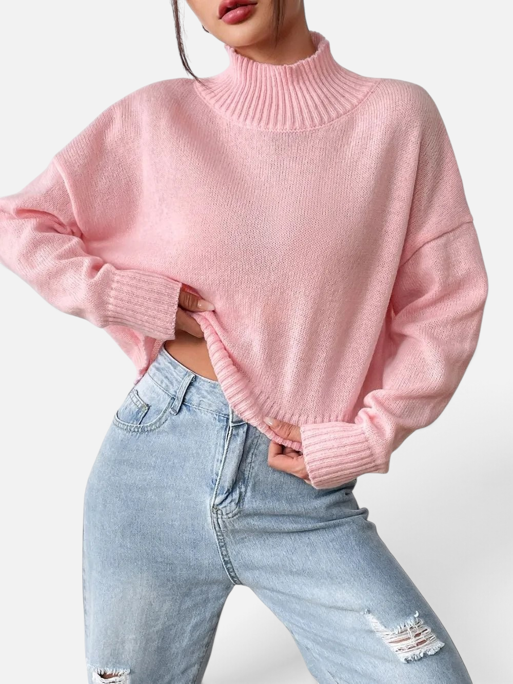 Lifestyle image of product styled for a chic daytime look