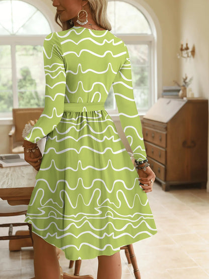 Back view of product with easy, flowy drape