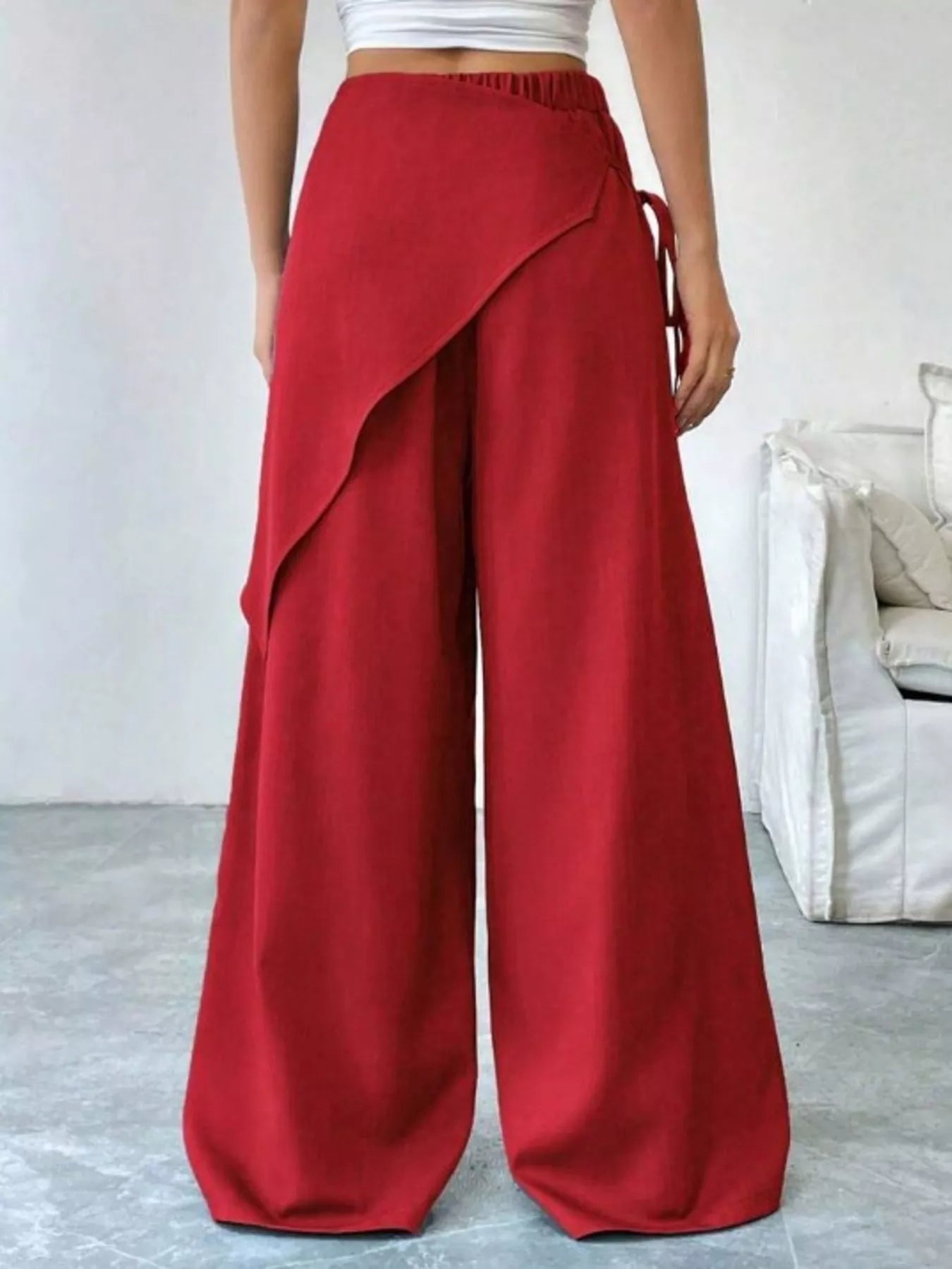 Wrap - Front Wide - Leg Pants - Rochelle's House LLC