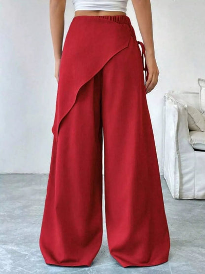 Wrap - Front Wide - Leg Pants - Rochelle's House LLC