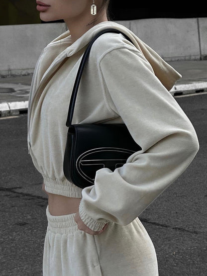 Lifestyle image of product styled for a chic daytime look