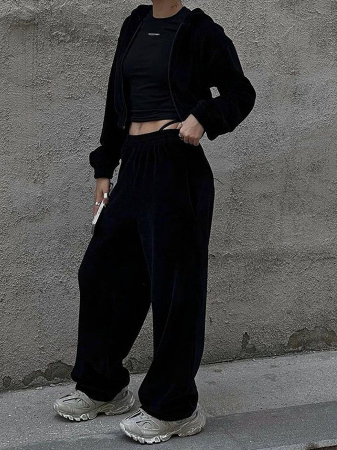 Lifestyle image of product styled for a chic daytime look