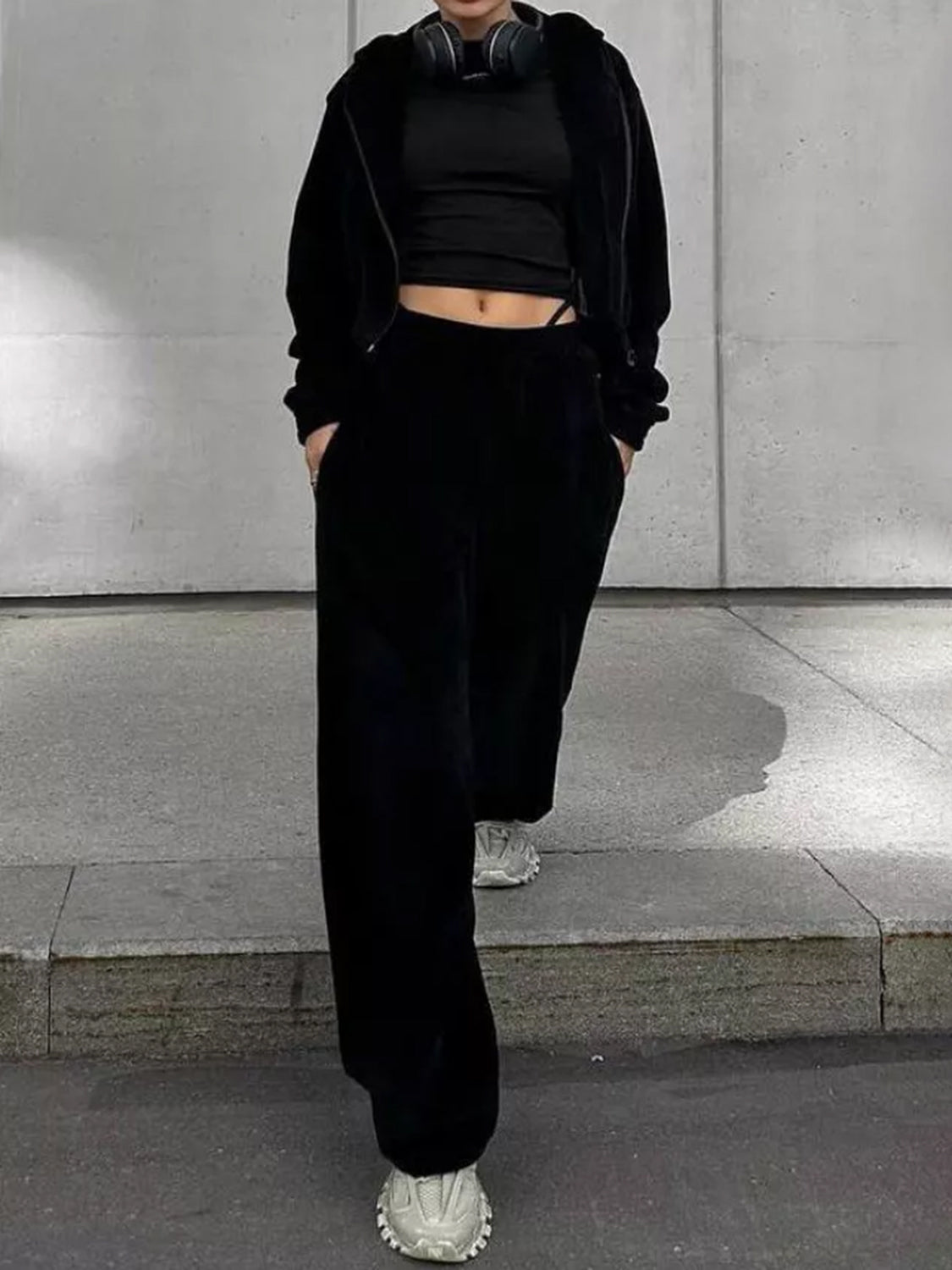 Lifestyle image of product styled for a chic daytime look