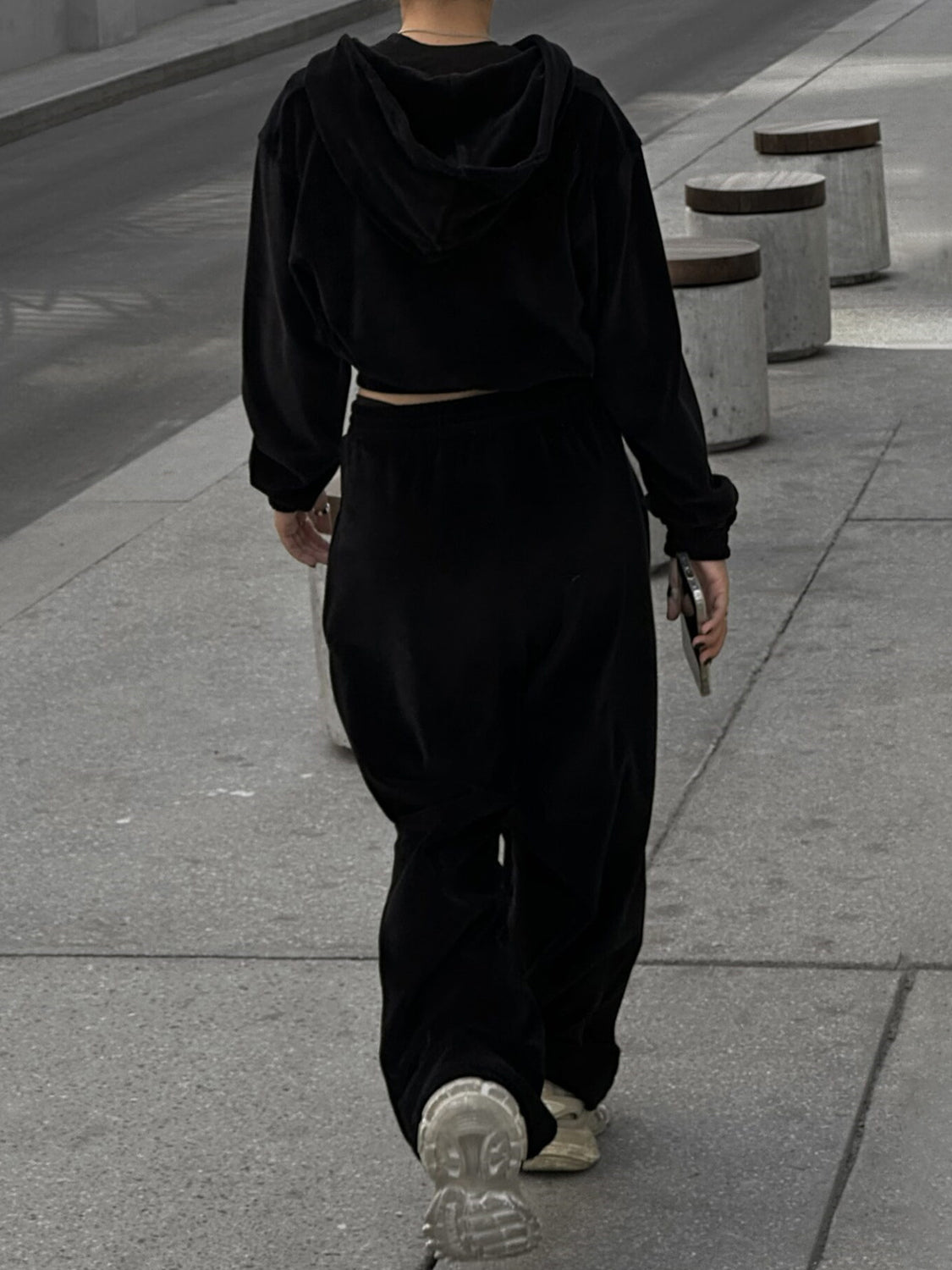 Lifestyle image of product styled for a chic daytime look