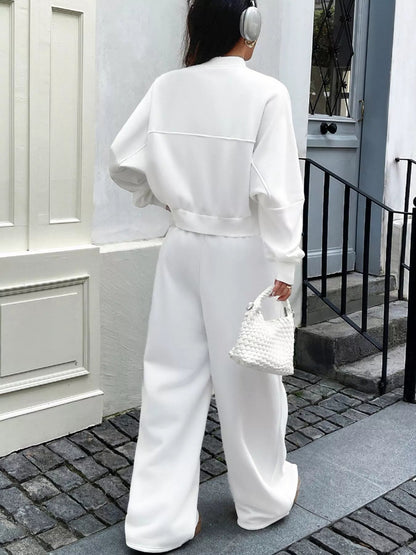 Zip Up Jacket and Pants Set - Rochelle's House LLC