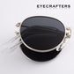 Women's Polarized Black Portable Folding Sunglasses