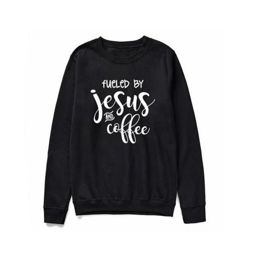 Women's Fueled By Jesus and Coffee Sweatshirt