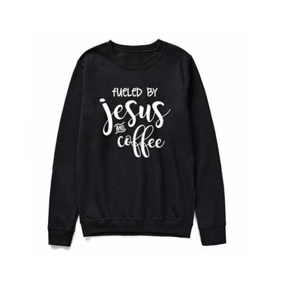 Women's Fueled By Jesus and Coffee Sweatshirt