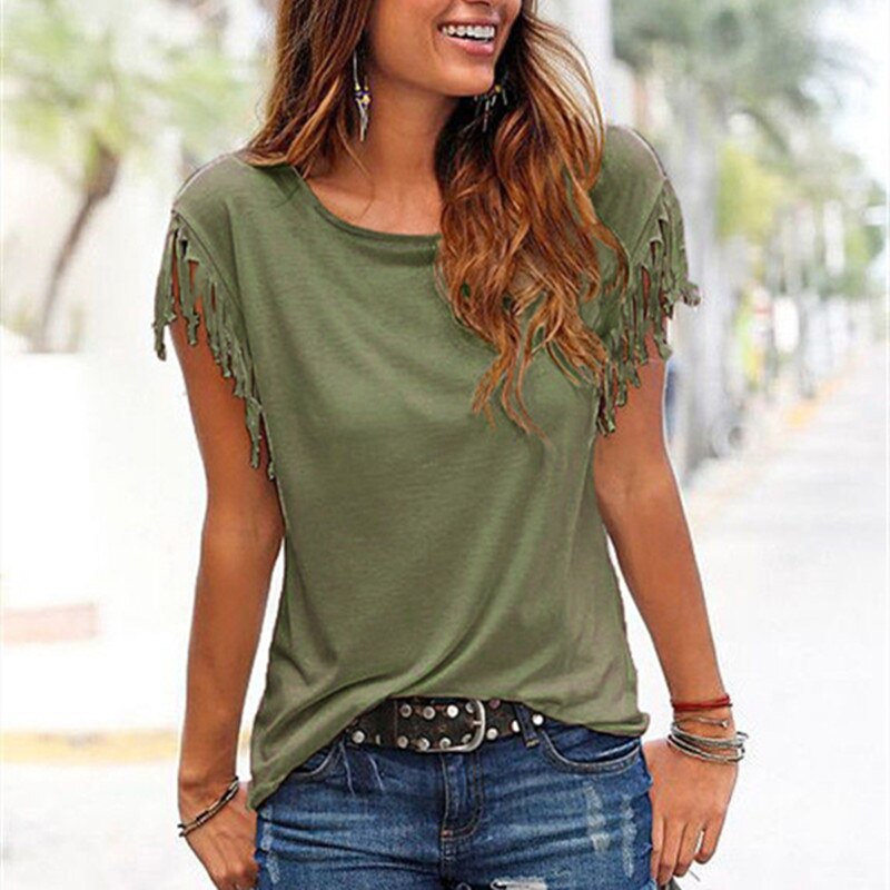 Women's Frill Summer Sleeve Shirt