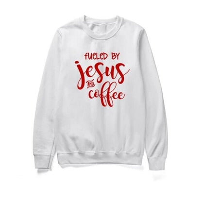 Women's Fueled By Jesus and Coffee Sweatshirt