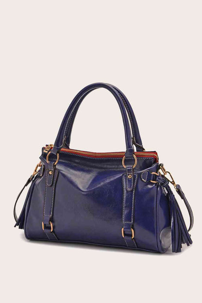 Mid Size PU Leather Handbag