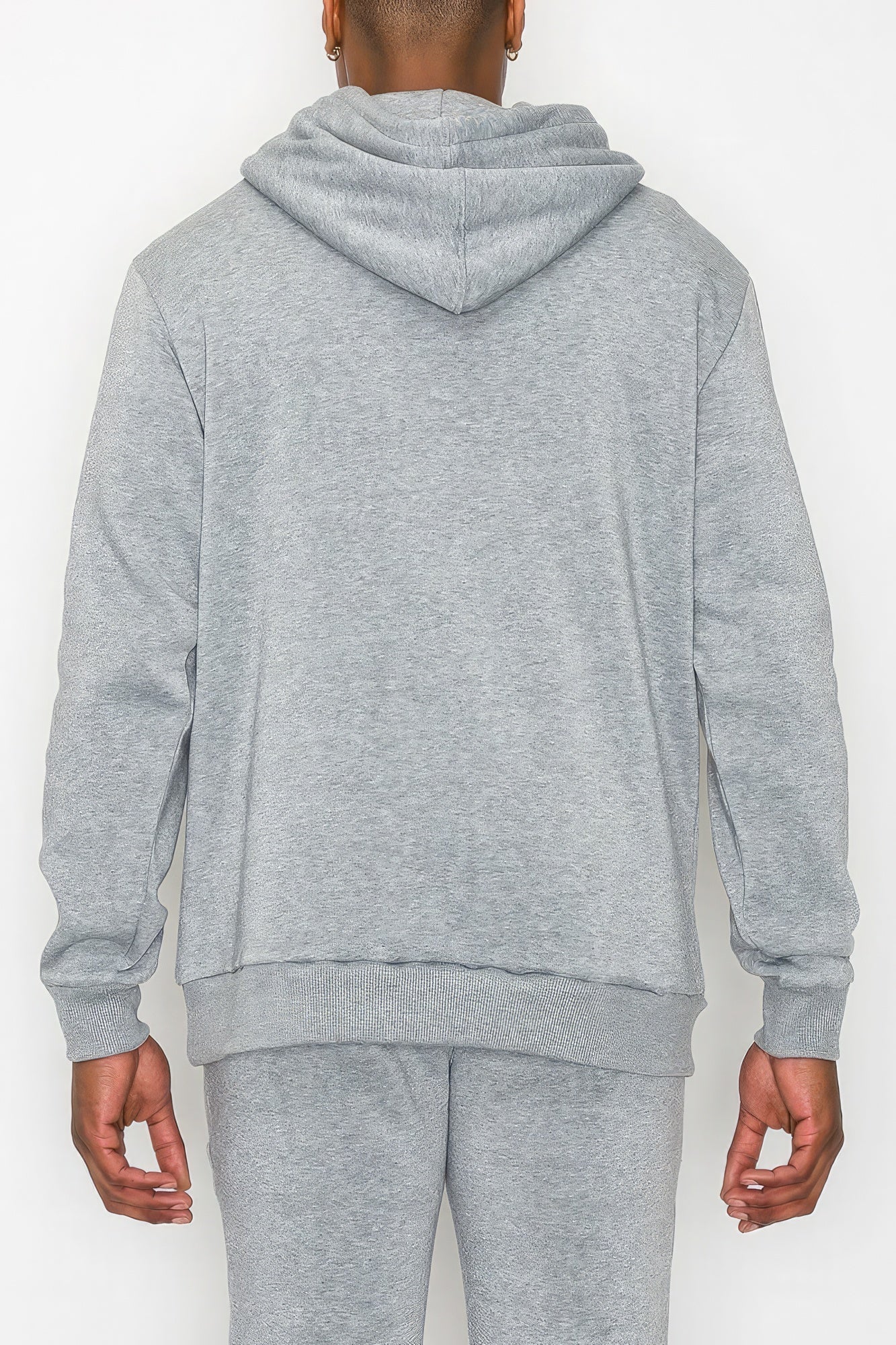 Men's Gray Fleece Pullover