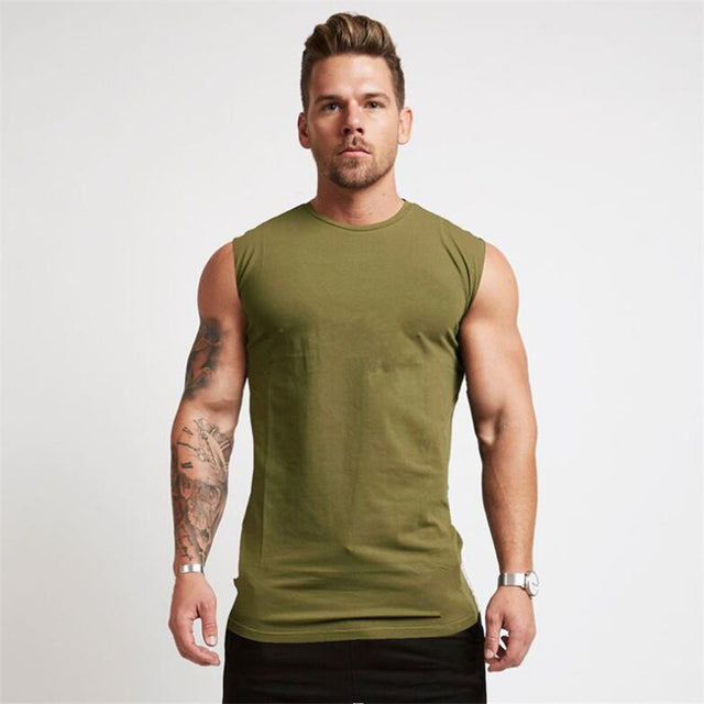Men's Casul Gym Vest Shirt