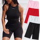 Women's Casual 4 Color Athleisure Cycling Shorts