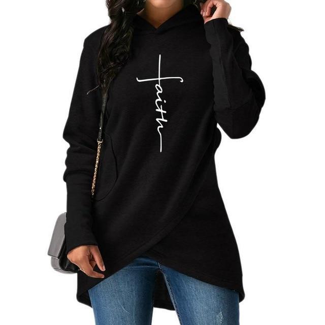 Women's Faith Plus Size Hoodie