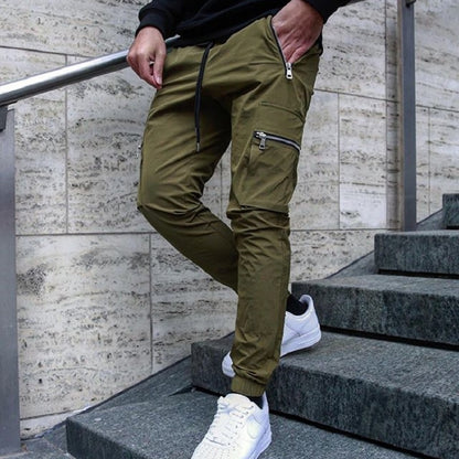 Functional Style: Zip Pocket Cargo Trousers for Men