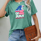 4th OF JULY INDEPENDENCE DAY Graphic Tee