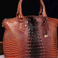 Gradient PU Leather Handbag