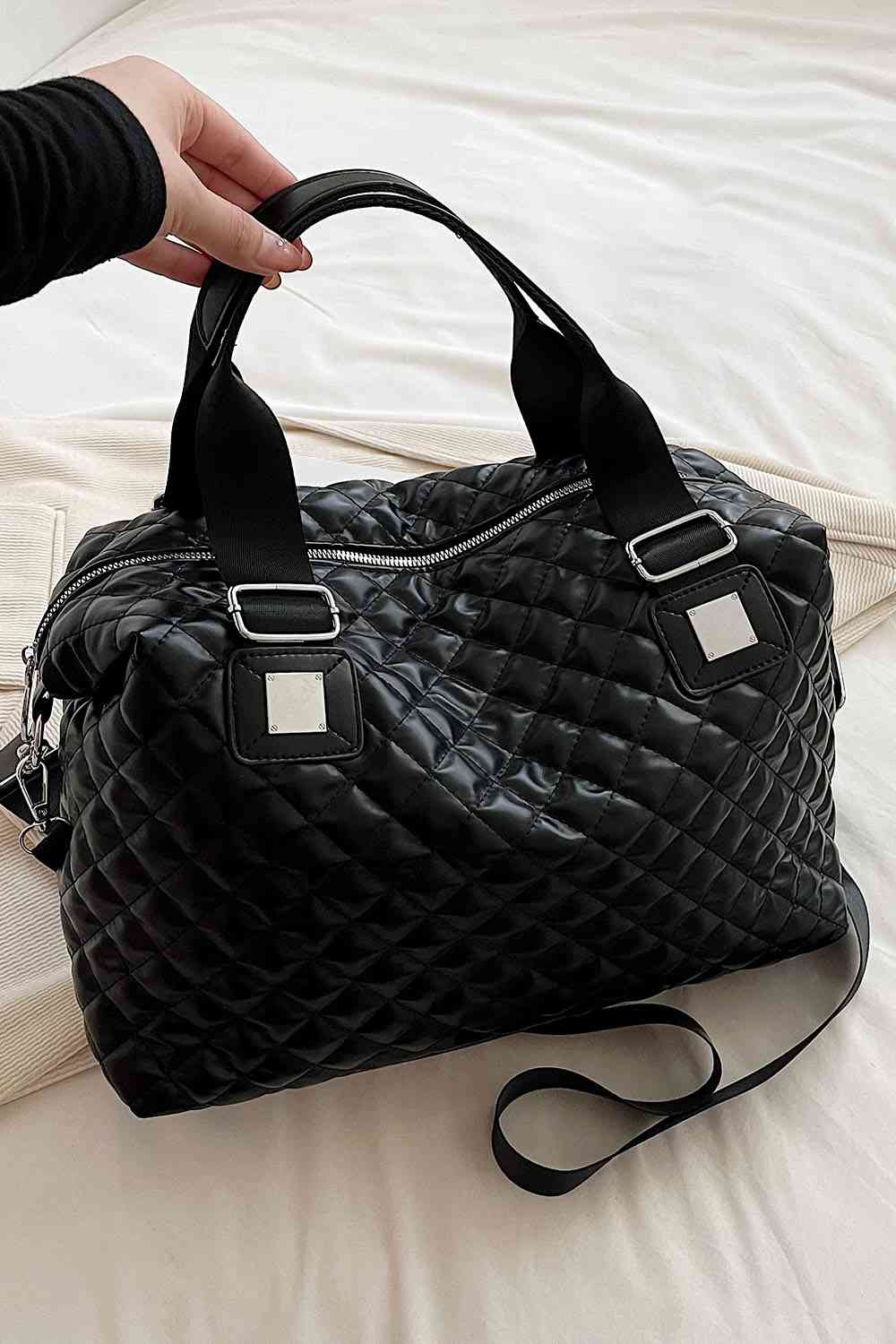 Black Women's PU Leather Handbag
