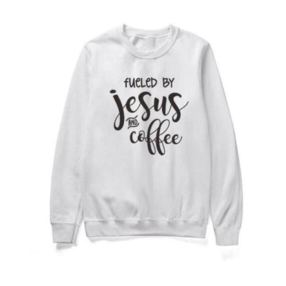 Women's Fueled By Jesus and Coffee Sweatshirt