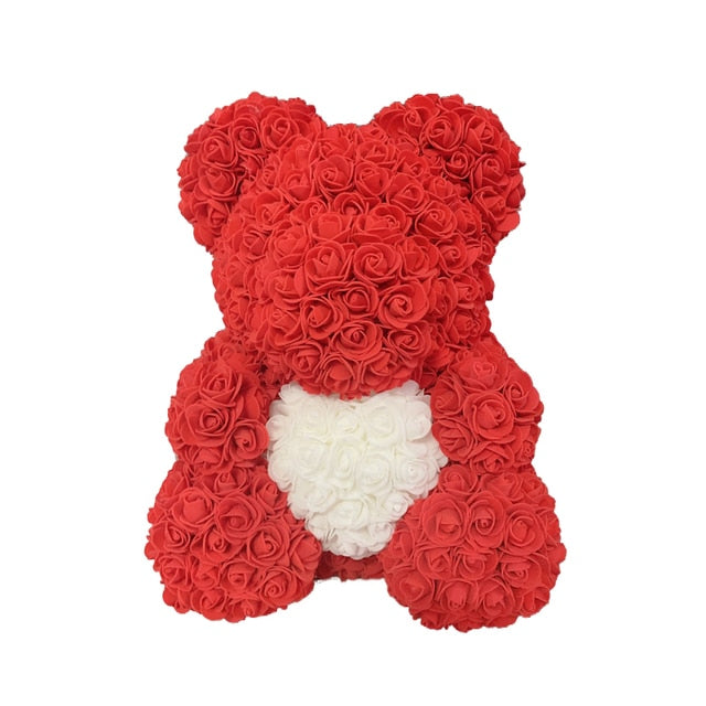 Rose Bear Heart Artificial Flower