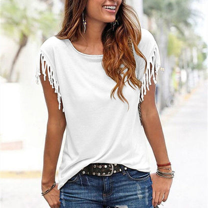 Women's Frill Summer Sleeve Shirt